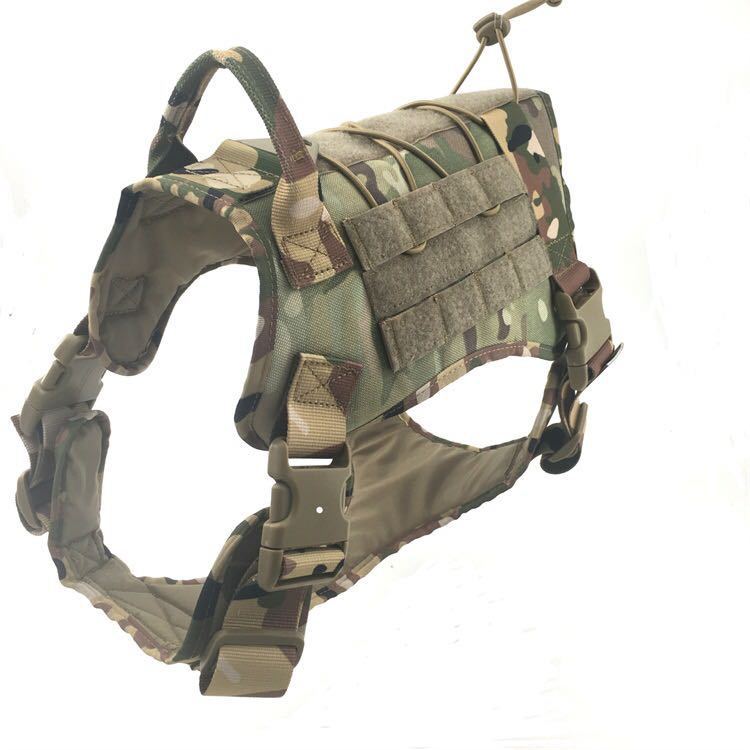 Military Fans Outdoor Tactics Dog Clothes Tactical Pet Vest Camouflage Dog Vest Pet Supplies Tactical Dog Vest