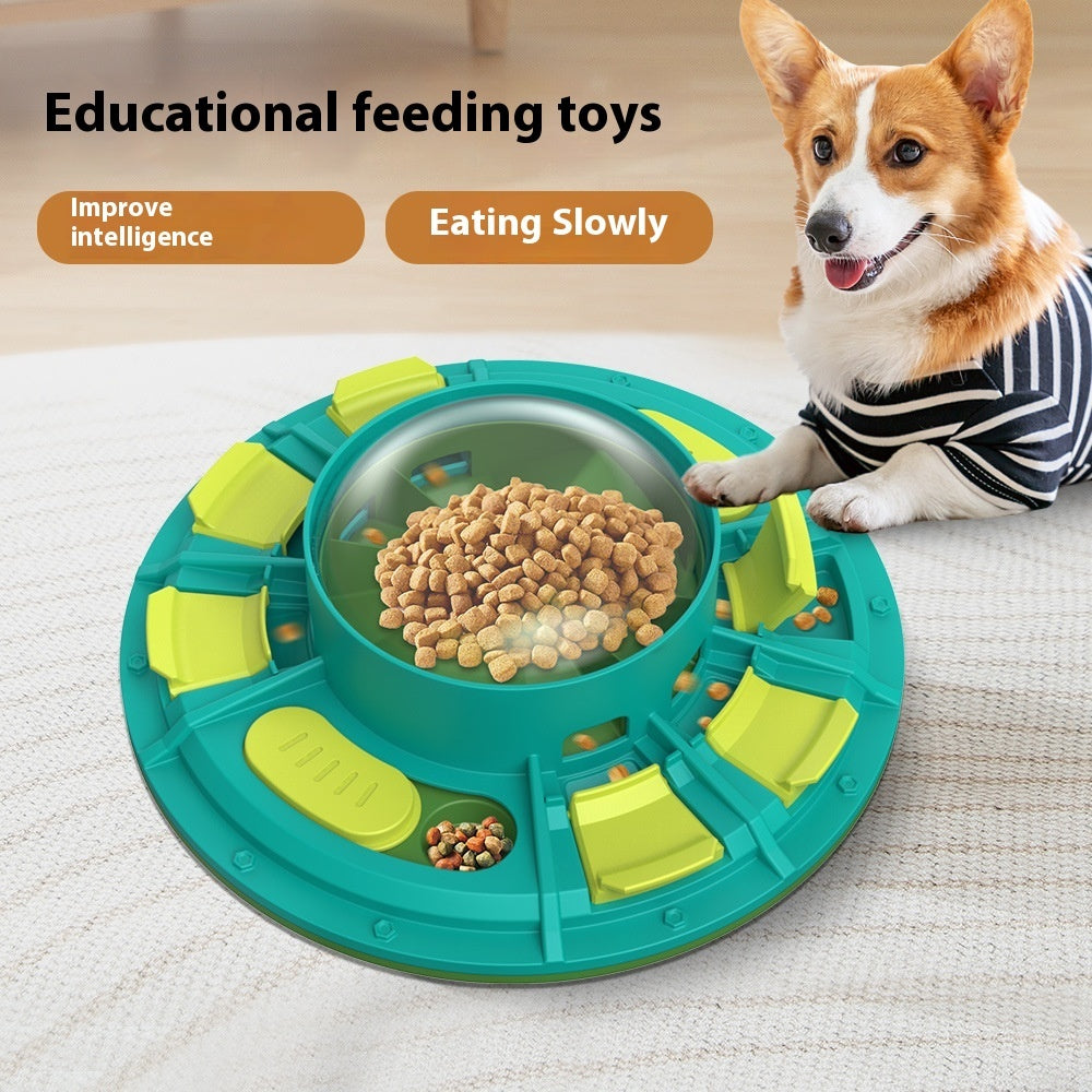 Interactive Dog Puzzle Toy food bowl For IQ Improvement And Slow Feeding Suitable For All Sizes Pets Nutritious Diet-Friendly Non-Electric Plastic Pets Game Pet Products