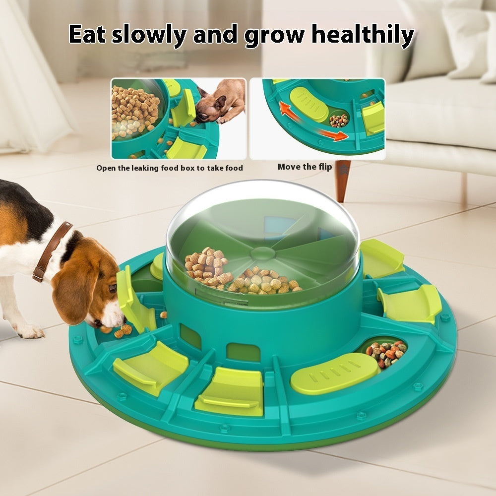 Interactive Dog Puzzle Toy food bowl For IQ Improvement And Slow Feeding Suitable For All Sizes Pets Nutritious Diet-Friendly Non-Electric Plastic Pets Game Pet Products