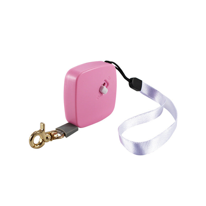 Outdoor Pet Automatic Retractable Mini Dog Leash Belt Puppy Walking Nylon Traction Walking Rope Flat Rope Pet Supplies