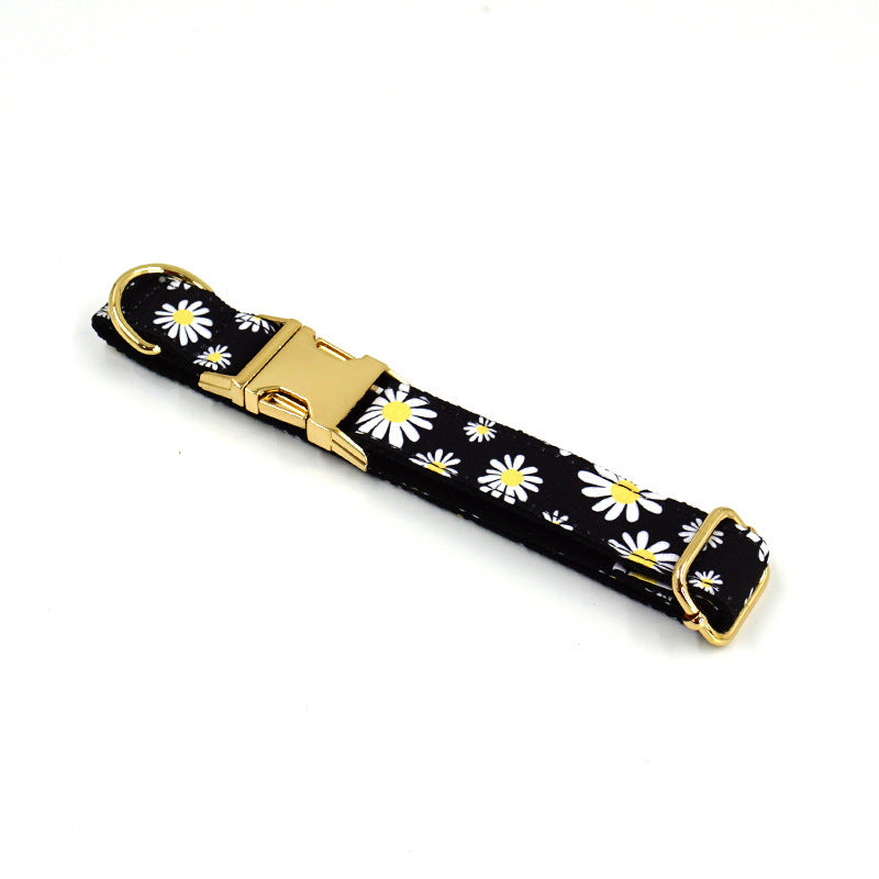 Daisy Dog Collar Pet Anti-lost Zinc Alloy