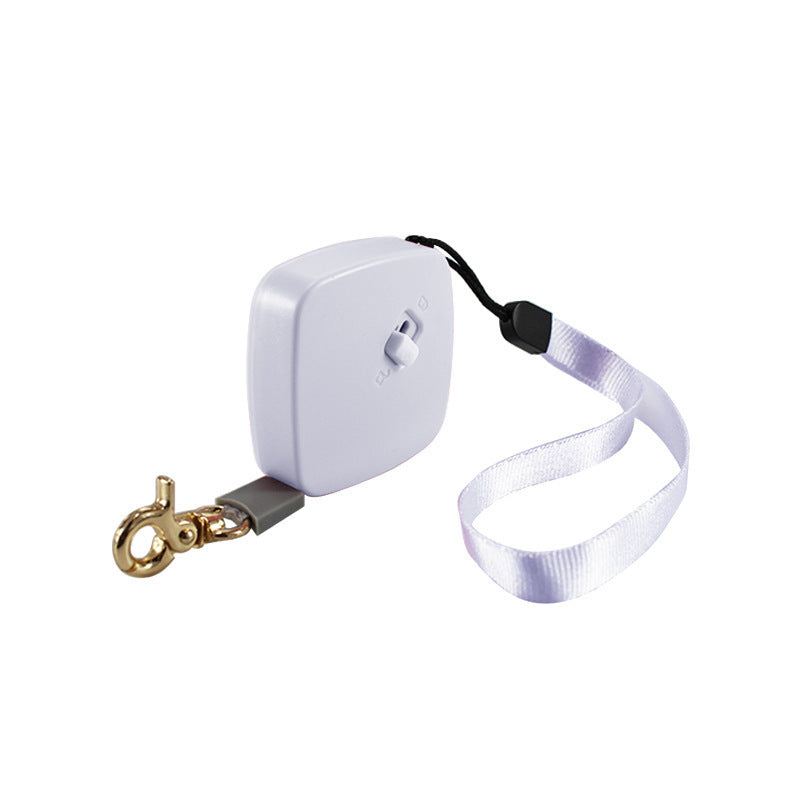 Outdoor Pet Automatic Retractable Mini Dog Leash Belt Puppy Walking Nylon Traction Walking Rope Flat Rope Pet Supplies