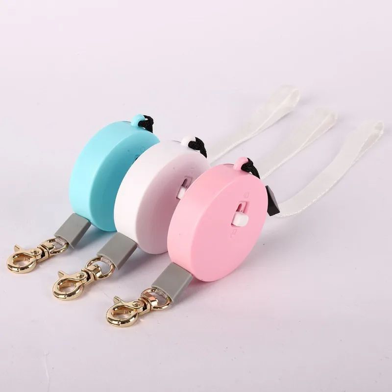 Outdoor Pet Automatic Retractable Mini Dog Leash Belt Puppy Walking Nylon Traction Walking Rope Flat Rope Pet Supplies
